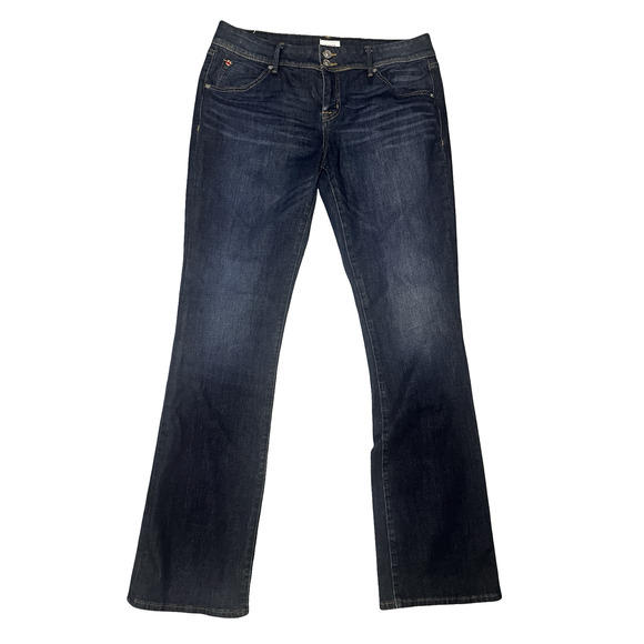 Hudson Jeans Womens 31 Beth Baby Boot Stretch Denim Flap Pockets NM176ZPZ - Picture 2 of 12